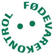 Grønt Fødevarekontrol smiley-logo for kontrolrapport